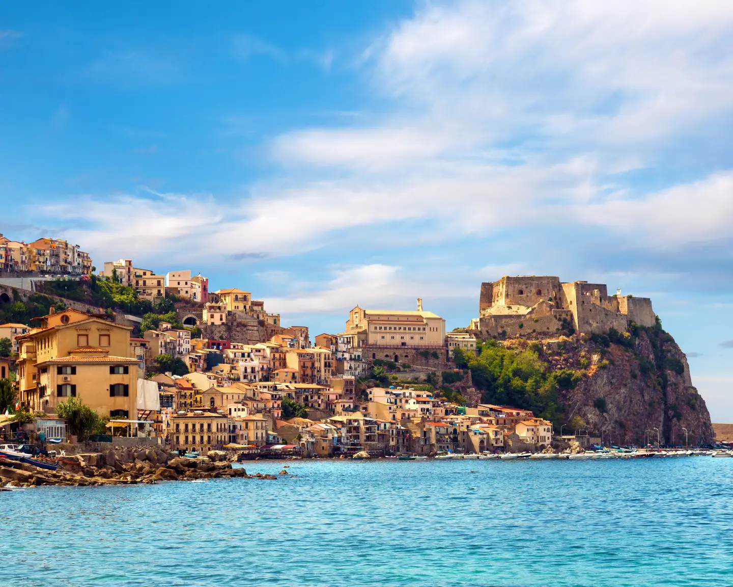 Schloss Scilla in Kalabrien, Italien