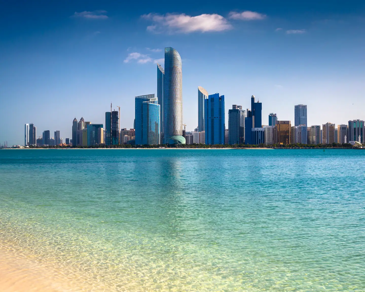 Skyline von Abu Dhabi, Vereinigte Arabische Emirate